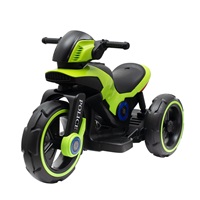 Detská elektrická motorka Baby Mix POLICE zelená
