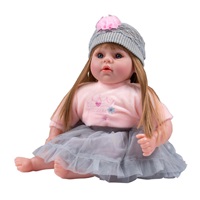 Slovensky hovoriaca a spievajúca detská bábika PlayTo Nina 46 cm