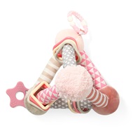 Edukačná hračka Baby Ono pyramída Tiny Yoga pink