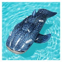 Detský nafukovací veľryba do vody s rukoväťami Bestway 193x122 cm