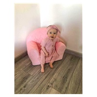 Detské kresielko z Velvet New Baby Obláčiky ružové