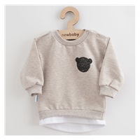 Dojčenská súprava tričko a tepláčky New Baby Brave Bear ABS béžová