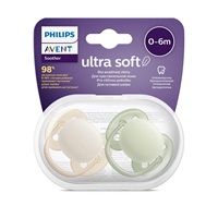 Dojčenský cumlík Ultrasoft Premium Avent 0-6 miesacov 2 ks chlapec