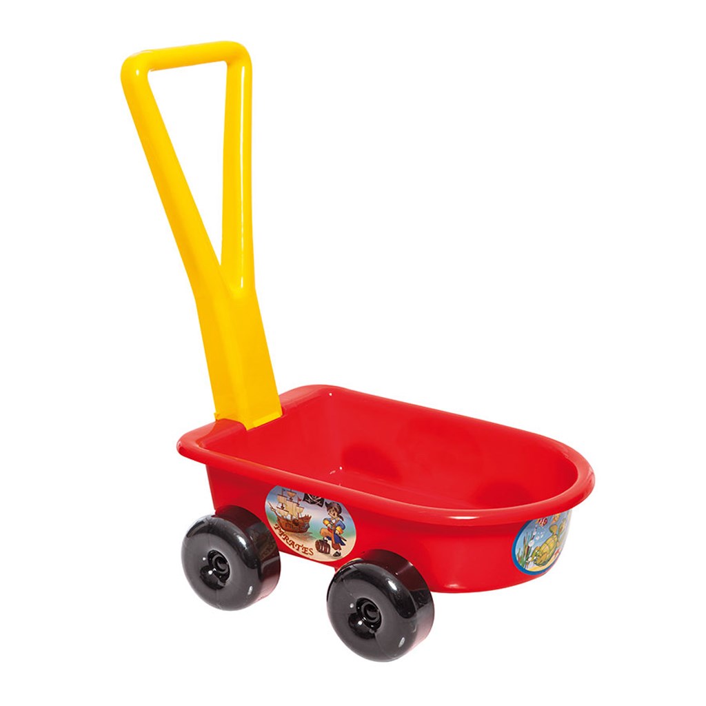 Detský vozík - červený Červená