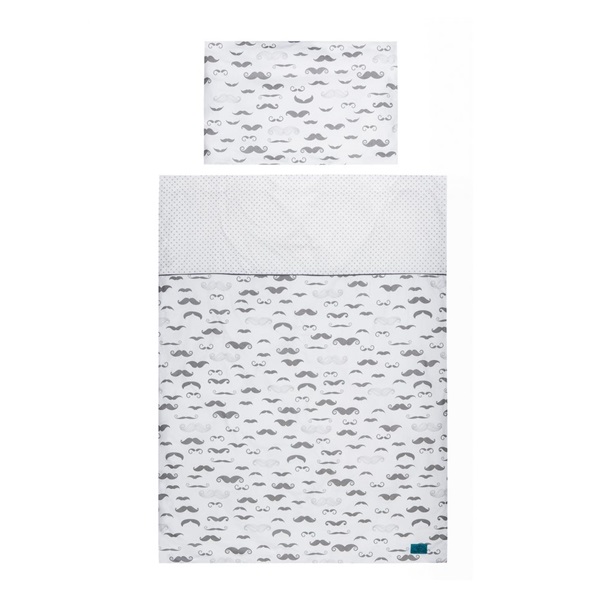 6-dielne posteľné obliečky Belisima Little Man 90/120 sivé