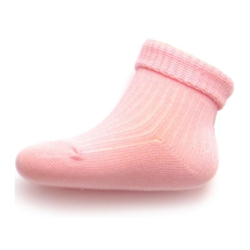 Dojčenské pruhované ponožky New Baby svetlo ružové-62 (3-6m)