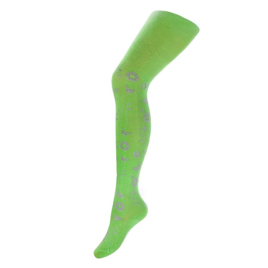 Bavlnené pančucháče 3D New Baby zelené Zelená 128 (7-8 rokov)