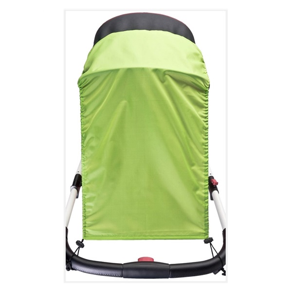Slnečná clona na kočík CARETERO green