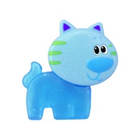 Chladiace hryzátko Baby Mix Mačička modré