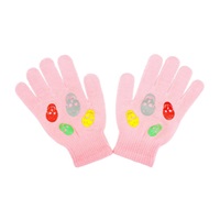 Detské zimné rukavičky New Baby Girl svetlo ružové