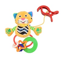 Plyšová hračka s hrkálkou Baby Mix tygrík
