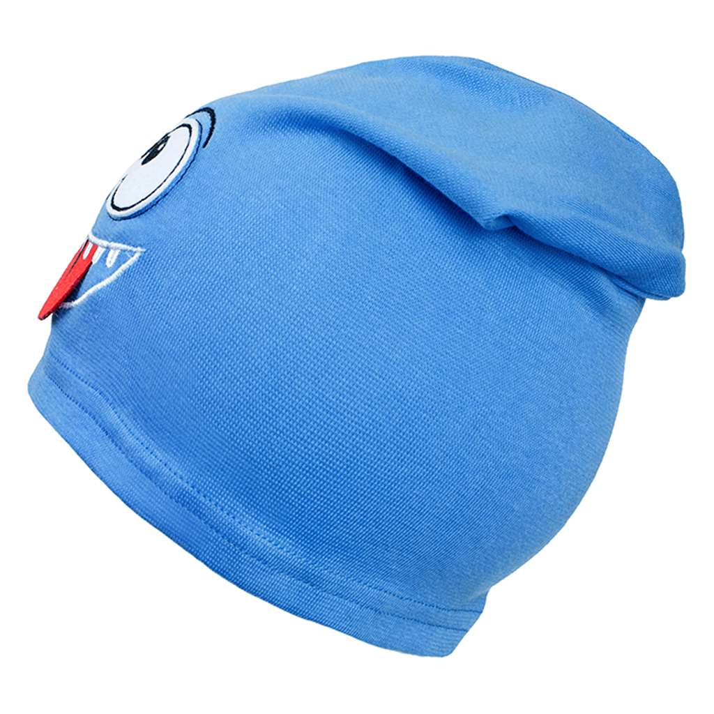 Jesenná detská čiapočka New Baby smejko bledo modrá Modrá 110 (4-5r)