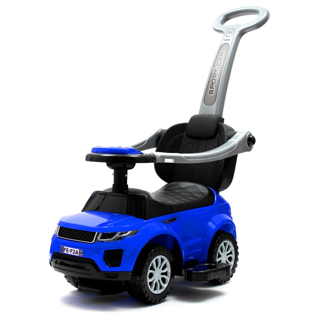Detské hrajúce vozítko 3v1 Baby Mix modré, Modrá