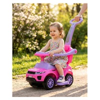 Detské hrajúce vozítko 3v1 Baby Mix ružové