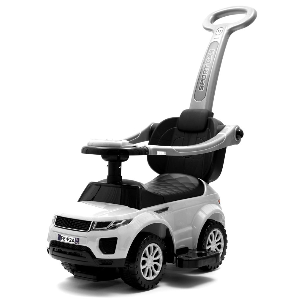 Detské hrajúce vozítko 3v1 Baby Mix biele, Biela