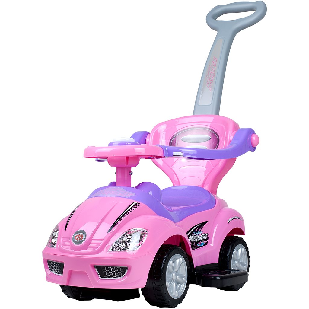 Detské Jazdítko 3v1 Bayo Mega Car pink