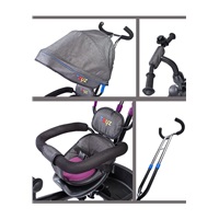 Detská trojkolka Toyz Buzz grey
