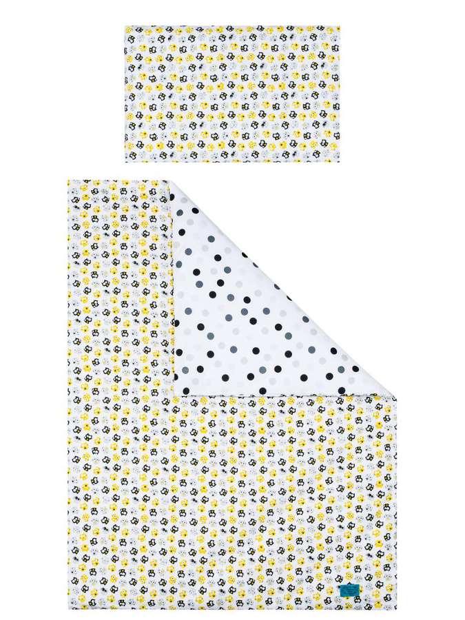 3-dielne posteľné obliečky Belisima Mačiatka 90/120 žlté Žltá