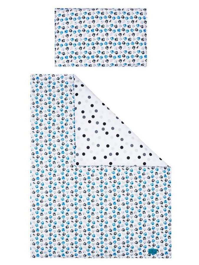 6-dielne posteľné obliečky Belisima Mačiatka 100/135 modré
