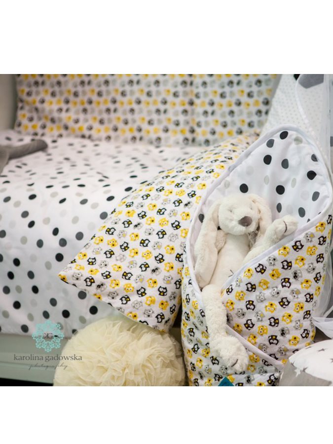 6-dielne posteľné obliečky Belisima Mačiatka 100/135 žlté Žltá