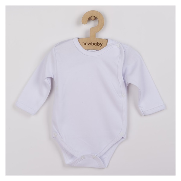 Dojčenské body celorozopínacie New Baby Classic biele