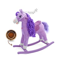 Hojdací koník s melódiou Milly Mally Princess violet