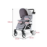 Športový kočík CARETERO Sonata navy