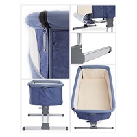 Detská postieľka CARETERO Sleep2gether graphite