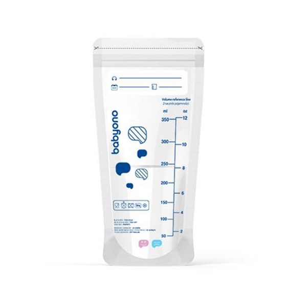 Sada vreciek na potraviny s indikátorom teploty Baby Ono 350 ml - 20 kusov
