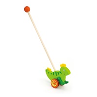 Drevená jazdiaca hračka Viga dinosaurus
