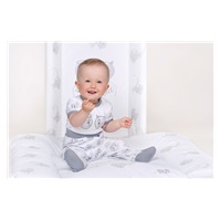 Prebaľovacia podložka New Baby Emotions biela 80x50cm