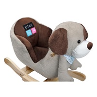 Hojdacia hračka s melódiou PlayTo psík sivo-hnedý