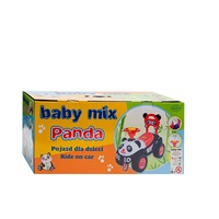 Detské odrážadlo so zvukom Baby Mix Panda modré