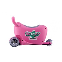 Detské odrážadlo s vodiacou tyčou Snoop 3v1 Milly Mally pink