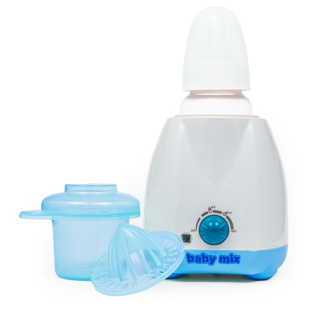 Elektrický ohrievač fliaš a detskej stravy s príslušenstvom Baby Mix modrý Modrá