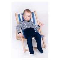 Dojčenské polodupačky New Baby Classic II tmavo modré