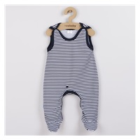 Dojčenské dupačky New Baby Classic II s modrými pruhmi