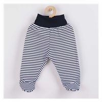 Dojčenské polodupačky New Baby Classic II s modrými pruhmi