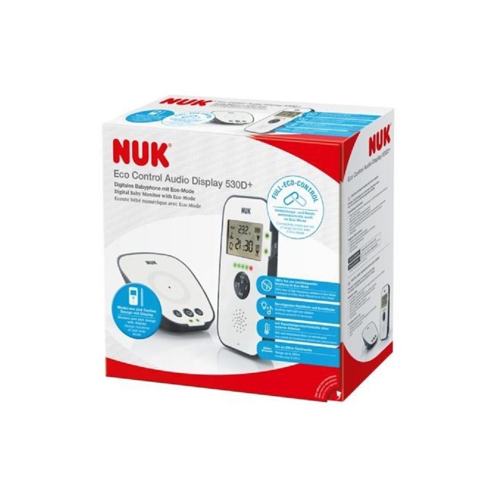 Digitálna opatrovateľka NUK Eco Control Audio Display 530D+