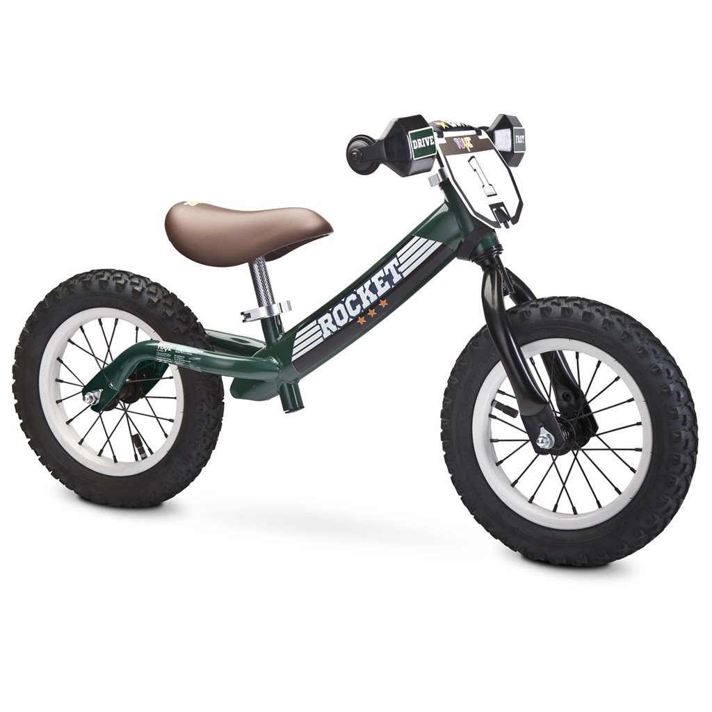 Detské odrážadlo bicykel Toyz Rocket green, Zelená