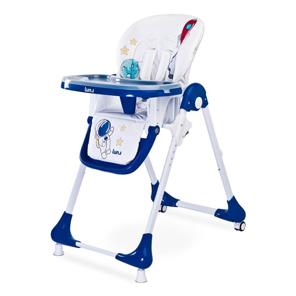 Jedálenská stolička CARETERO Luna navy