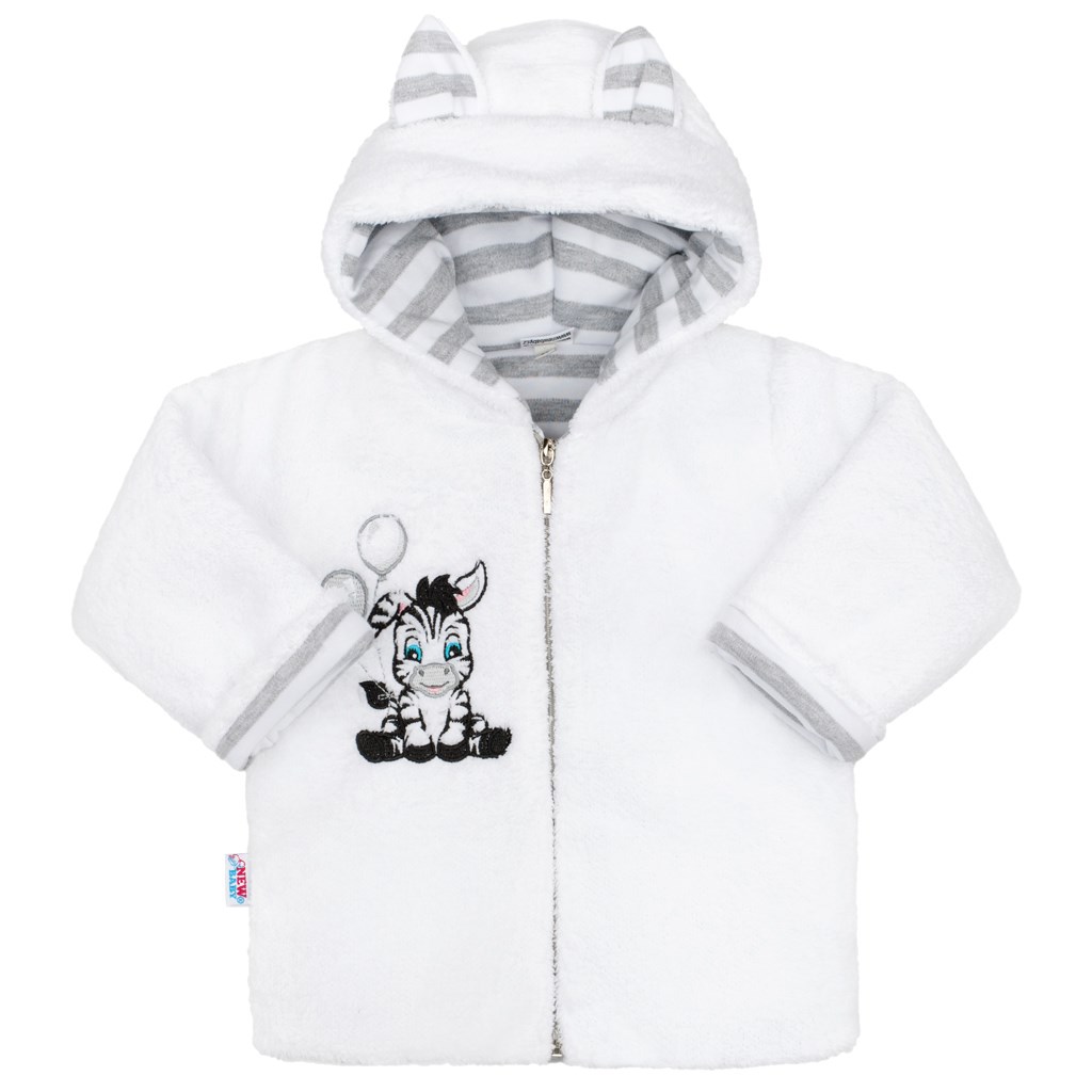 Luxusný detský zimný kabátik s kapucňou New Baby Zebra