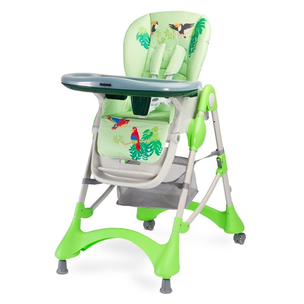 Jedálenská stolička CARETERO Magnus New green