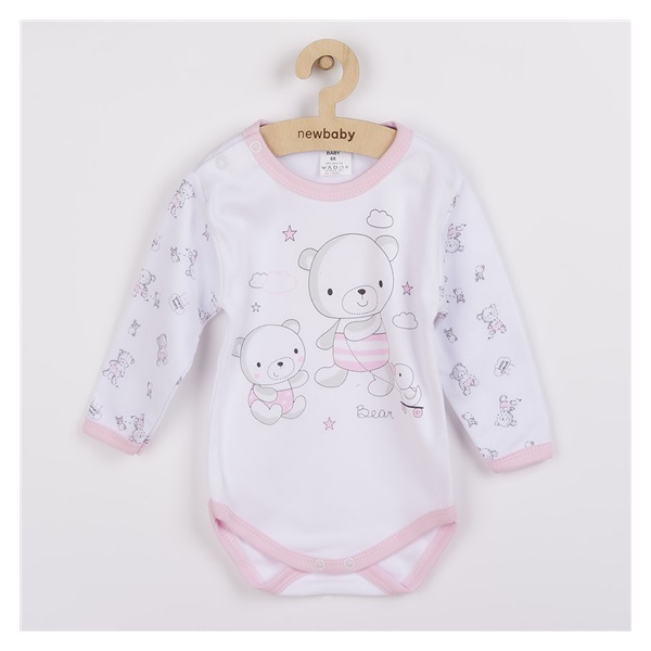 Dojčenské body New Baby Bears ružové