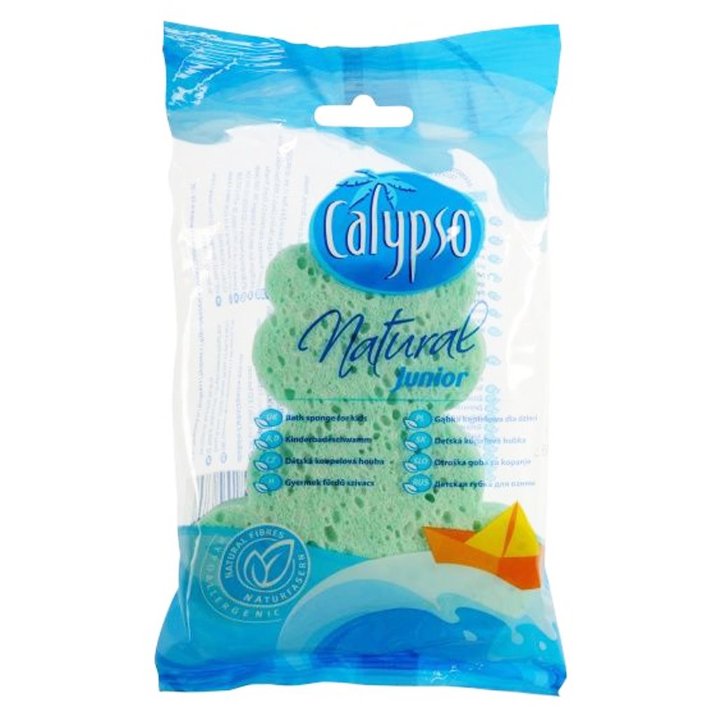 Kúpeľová huba Junior Natural Calypso zelená