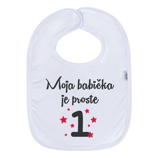 Detský podbradník New Baby Moja babička je proste 1