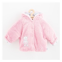 Zimný kabátik New Baby Nice Bear ružový