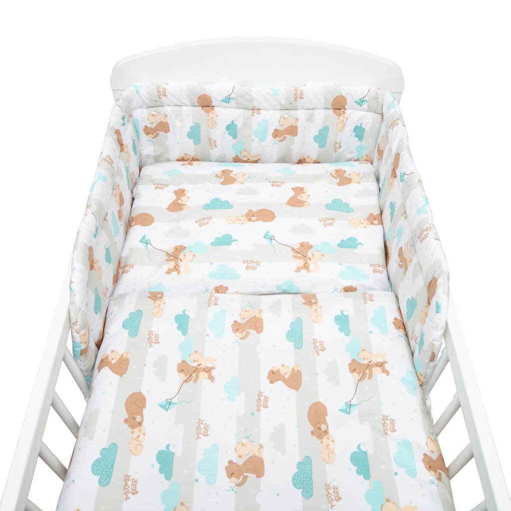 2-dielné posteľné obliečky New Baby 90/120 cm mama bear