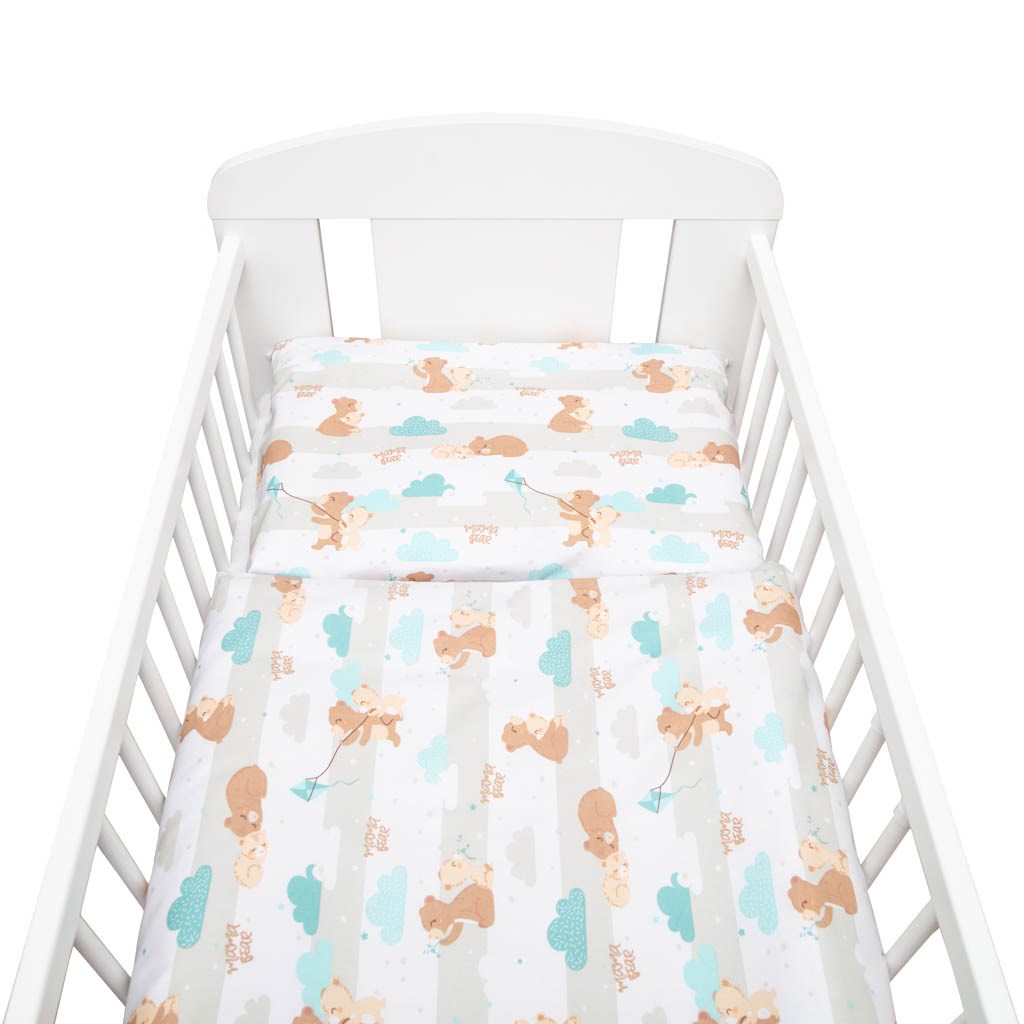 2-dielné posteľné obliečky New Baby 90/120 cm mama bear