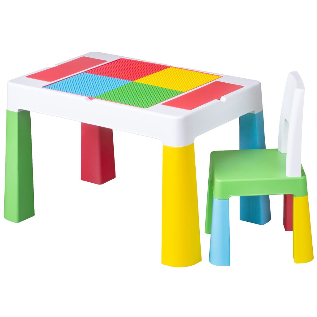 Detská sada stolček a stolička Multifun multicolor, Multicolor